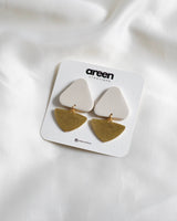 Brass & Polymer Clay Earrings