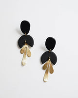 Emmie Polymer Clay Earrings - Black