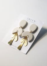 Emmie Polymer Clay Earrings - Black