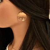 Multicolor Acetate Brass Earrings