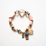 Ceramic Glass Bead Bracelet