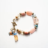 Ceramic Glass Bead Bracelet