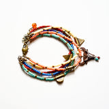 Longhorn Cow Skull Charm Bracelet