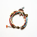 Longhorn Cow Skull Charm Bracelet