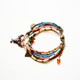 Longhorn Cow Skull Charm Bracelet