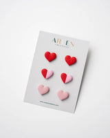 Valentine Polymer Clay Stud Earrings
