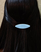 Oval Polymer Clay Hair Clips / Barrettes with Alligator Metal Clips