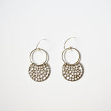 Crescent Moon Silver Earrings