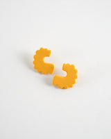Wavy Polymer Clay Studs Earrings