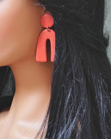 Arch Polymer Clay Earrings II