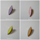 Oval Polymer Clay Hair Clips / Barrettes with Alligator Metal Clips