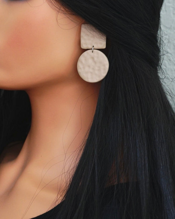Textured Clay Earrings II