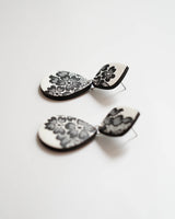 Polymer Clay Lace Earrings