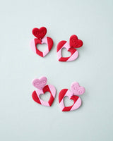 Valentine Polymer Clay Earrings